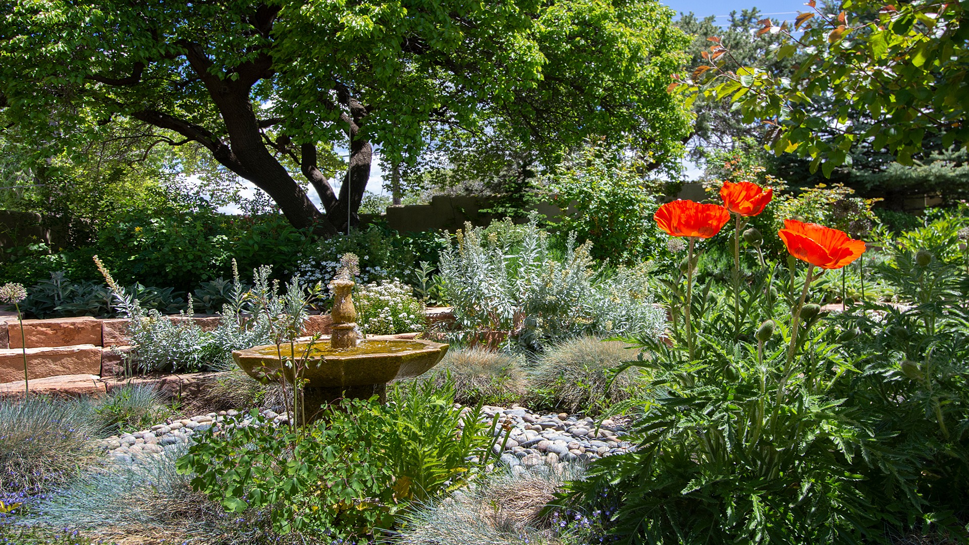 Santa Fe Vacation Rental with Garden Fountain